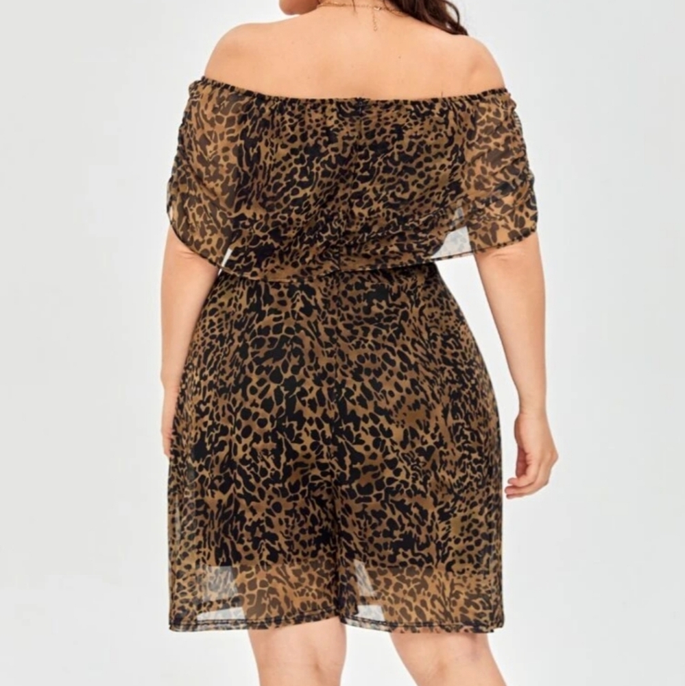 Leopard Romper - Picture 2 of 4
